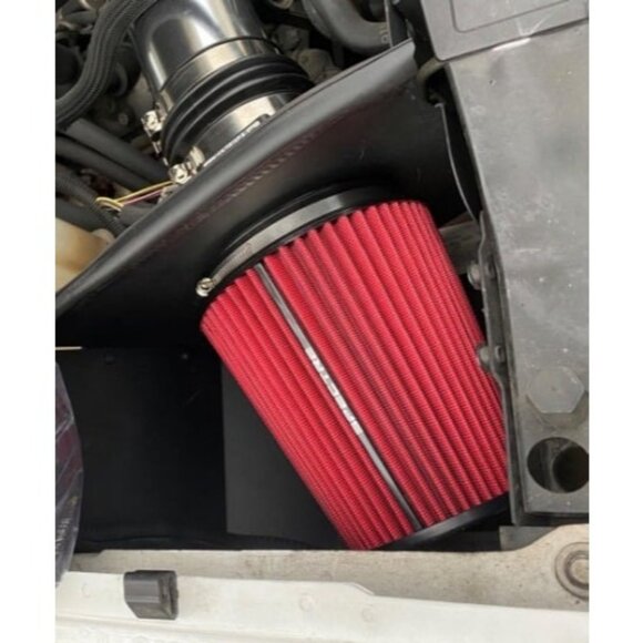 Universal Clamp-On Air Filter: High Performance, Washable Filter: Round - Picture 2 of 2